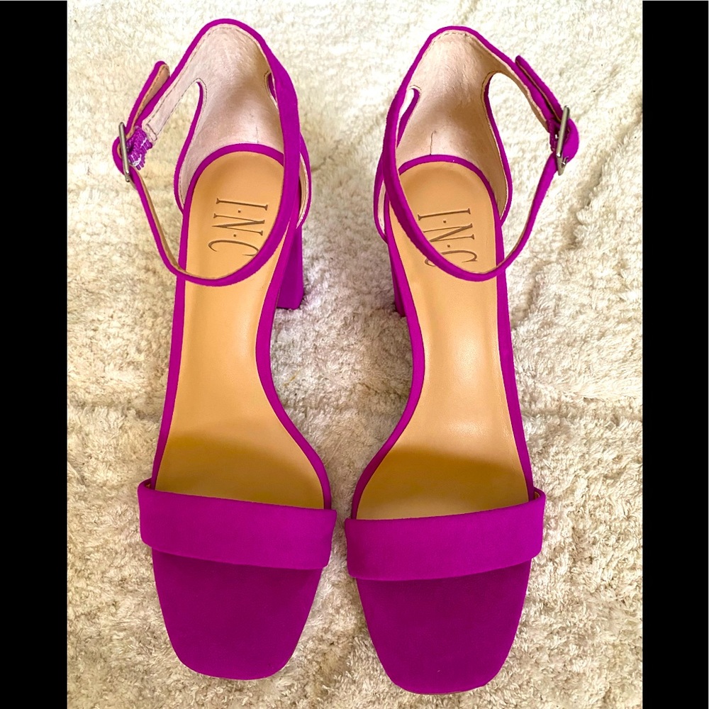 INC block heel sandal